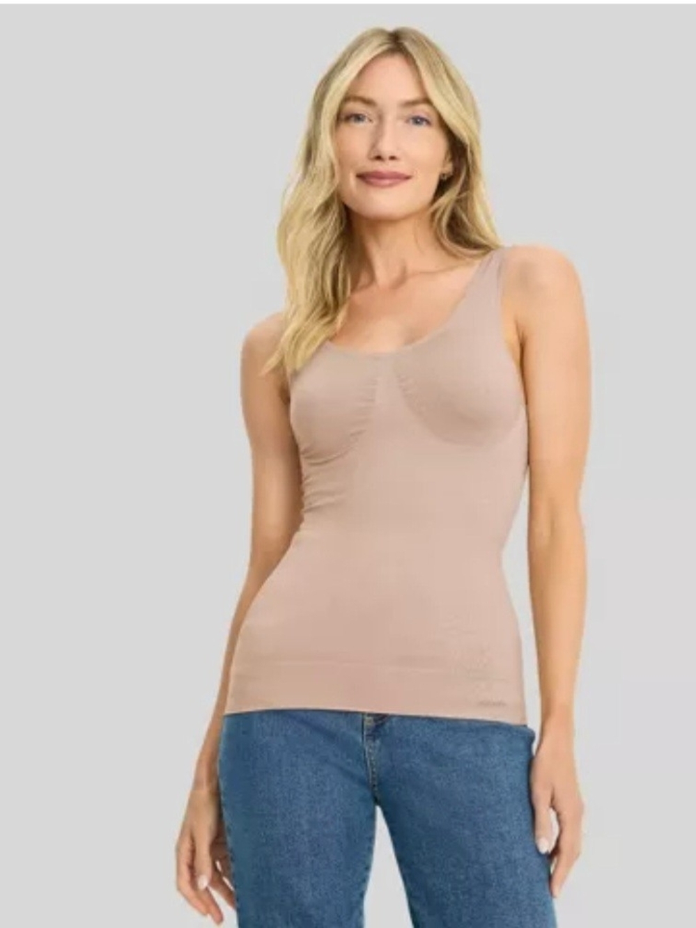 Jockey Shaping Scoop Tank - Beige